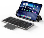 Dux Ducis - Billentyűzet OK sorozat - Vezeték nélküli, Bluetooth, Univerzális, Hordozható fedéllel és állvánnyal - Szürke (KF2313160)