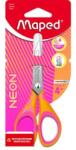 Maped Olló MAPED Soft Neon 13cm iskolai, vegyes színek, bliszteres, benergonomikus puha, gumírozott fogás, lekerekített él (464400)