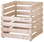 ATMOWOOD Fából készült komposztáló 80 x 80 x 80 cm - felül nyitott