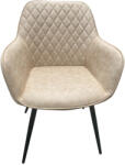 Mobiliamo Modern Karos Étkezőszék Márvány Szövet Kárpittal -Treviso (Treviso-Beige)