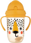 Canpol babies Kiömlésmentes csésze szívószállal és súllyal BabiesBoo 270 ml - Gepard