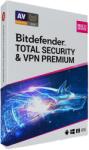 Bitdefender Total Security + Premium VPN (5 Eszköz -1 Év) (EU) (BIT-TSMDVPN)