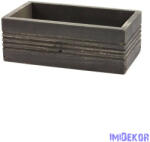  Bordás faláda 22cm - Szürke