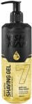 Nish Man Shaving Gel Gold One 7 borotvagél - átlátszó, sima siklás, hidratáló 400 ml (nish-shave07)
