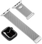 Police Mesh ezüst színű Apple Watch szíj 20 mm
