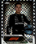 Topps 2023 Topps Chrome Formula 1 Checker Flag X-Fractors F1 Drivers #13 George Russell