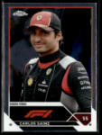 Topps 2023 Topps Chrome Formula 1 F1 Drivers #19 Carlos Sainz
