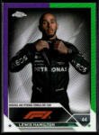 Topps 2023 Topps Chrome Formula 1 Purple Green Refractors F1 Drivers #21 Lewis Hamilton