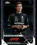 Topps 2023 Topps Chrome Formula 1 F1 Drivers #15 George Russell