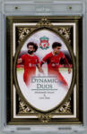 Futera 2024 Futera Liverpool XL Collection DYNAMIC DUOS #LDXL04 Mohamed Salah/Luis Díaz