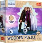 Trefl - Puzzle Favorite Frozen wooden - 40 - 99 piese