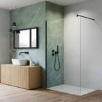 Radaway Cabina dus Walk-In Radaway NES II 80x200 cm negru mat (10013080-54-01)