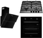 Tornado Pachet Tornado Simphony 3 piese, Hota + Plita + Cuptor, Negru (75110) Hota