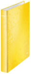 Leitz Carnet cu inele WOW, A4 , 2DR/25mm, galben (42410016)