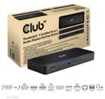 Club 3D Notebook Dokkoló - CSV-1583 (2xThunderbolt 4, 3xDP, 2xHDMI, USB-C, 3xUSB-A, SD, TF, RJ45, 3, 5 Jack, 140W DC) (CSV-1583) (CSV-1583)