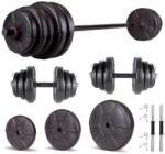 Progressive Set haltera si gantere reglabile de 80 Kg Progressive ECG85