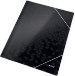 Leitz WOW Foldere cu trei clape, A4, negru (39820095)
