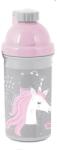 PASO Unikornis műanyag kulacs - Make a Wish (PP24JR-3021) (PP24JR-3021)