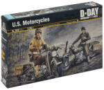 Italeri 1/35 U. S. Motorcycles 2db katonai motorkerékpár makett (0322S) - jatekshop