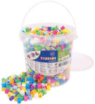 Playbox PlayBox: 9mm-es XL MAXI pasztell és neon színű vasalható gyöngyök vödörben 1400db-os csomag (2456375) - jatekshop
