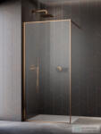 Radaway Modo F II Brushed Copper 130 walk-in zuhanyfal, szálcsiszolt réz (10409134-93-01) (10409134-93-01)