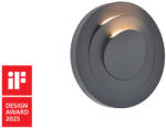 LUTEC MOOV LED falilámpa , két külön állítható fénycsóvával , 7.8W, sötétszürke , IP54 (5137701118)