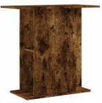 VidaXL Akvárium alatti szekrény, füstös tölgy, 75x36x72, 5 (833652)