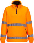 Portwest F302ORRL Hi-Vis 1/2 Zip polár (F302ORRL)