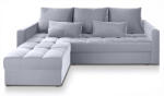 Canapea coltar extensibil ZENOVA 220 x 140 cm, reversibila - gri deschis