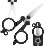 Fiskars Olló Fiskars Összecsukható Utazó Kulcstartó Bőrönd Zseb Éles 11CM (1075352)