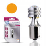 M-Tech LED Izzó P21W 4XHP OSRAM LED /sárga/ 1db - M-TECH