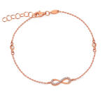 Heratis Forever Rosé arany karkötő cirkóniával végtelen szimbólummal IZ16019R