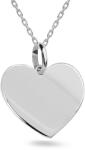 Heratis Forever Fehérarany szív medál 9K IZ23731AHR