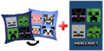  Minecraft díszpárna és takaró szett kék (JJJ0060) - jatekrt
