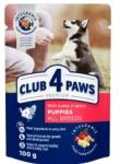 CLUB 4 PAWS Premium Alutasakos Kutyaeledel Pulyka Szószban 100g - premiumeledel