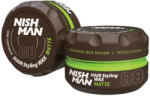 Nish Man Matte 08 matt hatású wax, erős tartással, 150ml - hajpatika