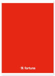 Fortuna Füzet vonalas FORTUNA Monocolor A/5 32 lapos 21-32 4-8. osztályos piros (01.02076) - papir-bolt