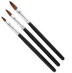 SELA Set 3 Pensule Unghii Speciale Manichiura Acryl, Sela