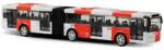 Rappa Fém csuklós DPP busz - PID Praha - piros - 18 cm