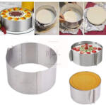  Állítható torta karika több méretben