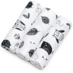 T-TOMI 3 db-os textilpelenka válogatás Owls