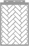 MyWall Bontott tégla 02 stencil - 3D - 38x60 cm maxi 2