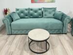 MobAmbient Canapea extensibilă, spațiu depozitare, verde mentă - model BETYS Canapea