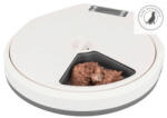TRIXIE 4+1 Automatic Food Dispenser - automata ételadagoló (fehér, szürke) 5×0, 24 l/33×5×36cm (028-24384)