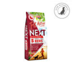 Panzi FitActive Next Hypoallergenic Five Reds Adult (vaddisznó, bárány, marha, bivaly, lazac) száraztáp - Ételallergiás, felnőtt kutyák részére (15kg+1, 5kg) (312361)