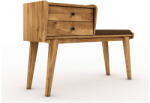 The Beds Retro fiókos tölgyfa pad ülőrésszel