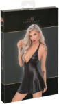 Noir - rochie mini scurtă cu model piele de șarpe - negru - XL