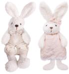  IRIS dekor textil nyuszi fehér/lila virágmintás 2 szortiment 16cm (68947) - bestbyte