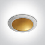 ONE Light Nata lampă încorporată 1x16 W alb-alamă 10116FD/W/BS (10116FDWBS)