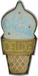 Forever Light "Ice Cream deluxe" feliratos retro metál LED tábla (RTV100461) (RTV100461)